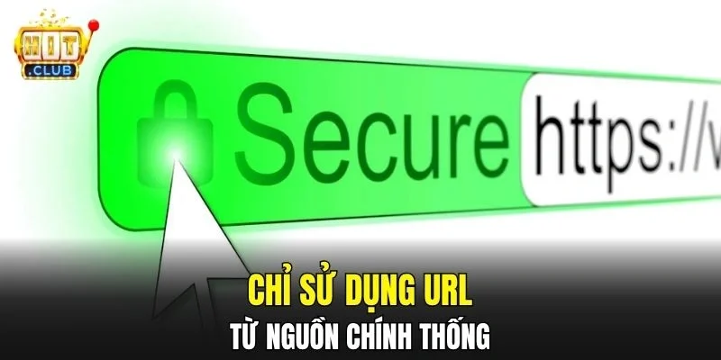 Chỉ sử dụng URL từ nguồn chính thống